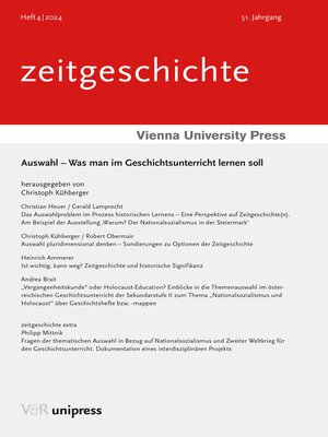 cover image of Auswahl – Was man im Geschichtsunterricht lernen soll